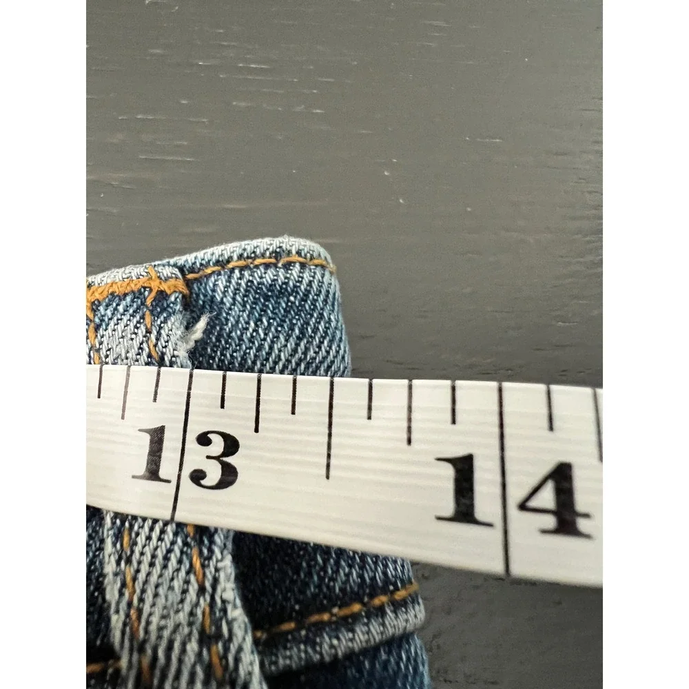 Pilcro and the Letterpress High Rise Cigarette Distressed Jeans Blue 27 - Picture 11 of 13